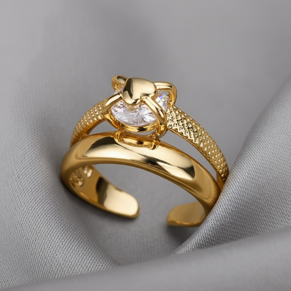 خاتم بتصميم القلب