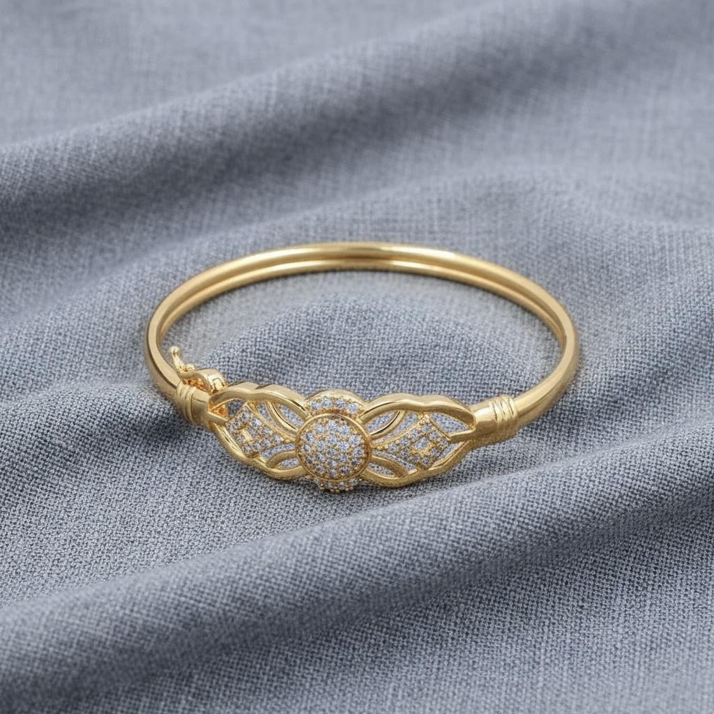 سوار ذهبي بتصميم اللانهاية - منظور جديد