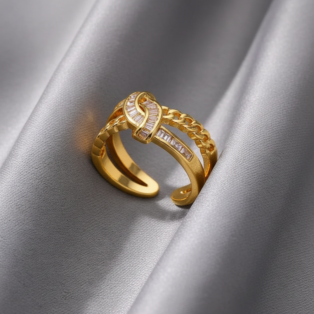 خاتم بتصميم موجي