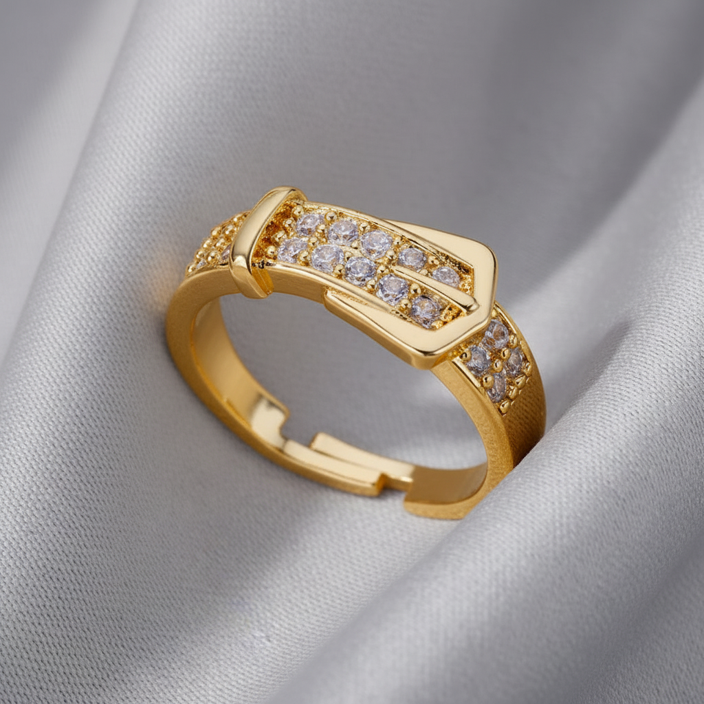 خاتم بتصميم مشبك