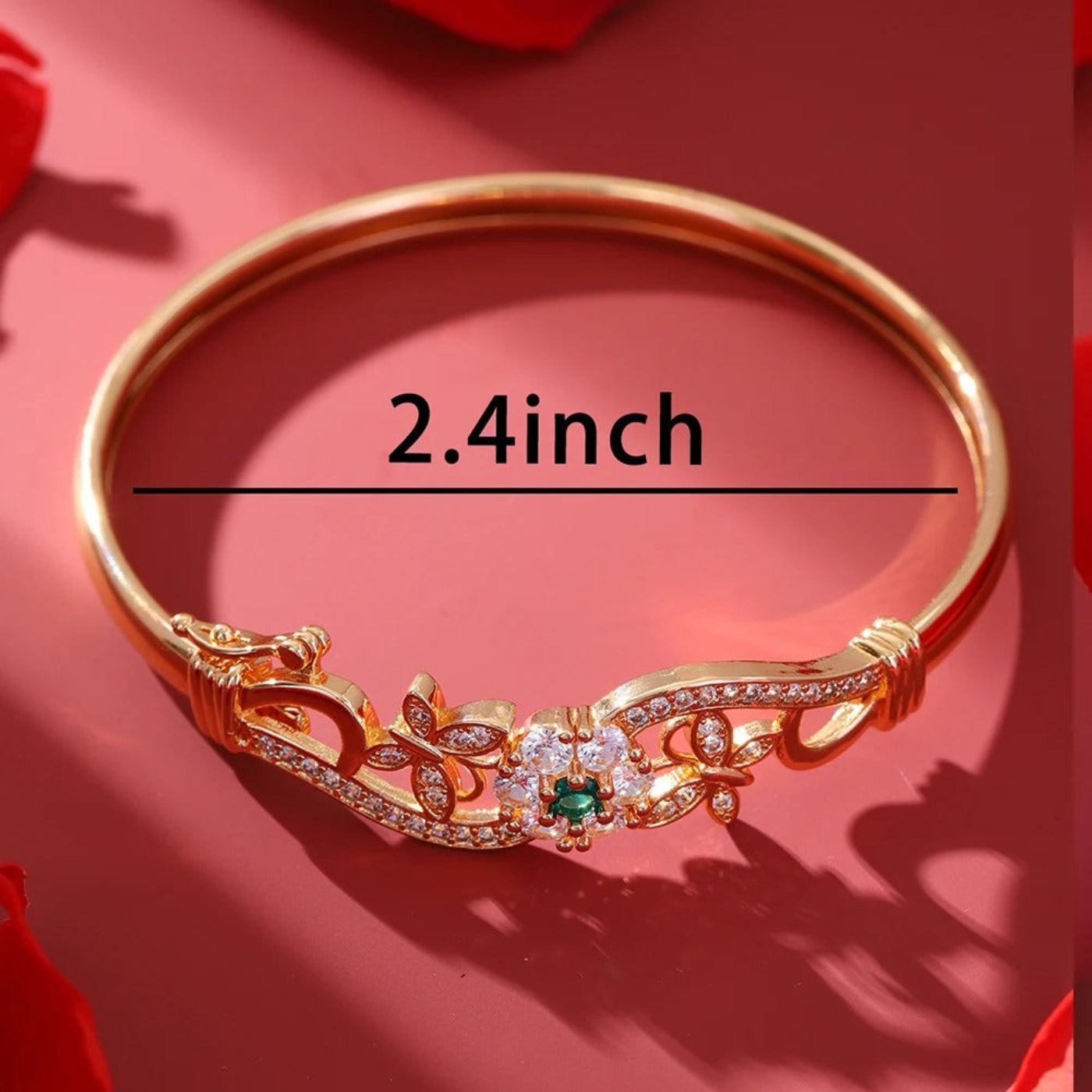 Eleganter Schmetterlings-Armreif aus Edelstahl - Luxus-Design für Damen - Mein Shop