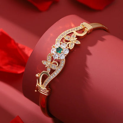 Eleganter Schmetterlings-Armreif aus Edelstahl - Luxus-Design für Damen - Mein Shop