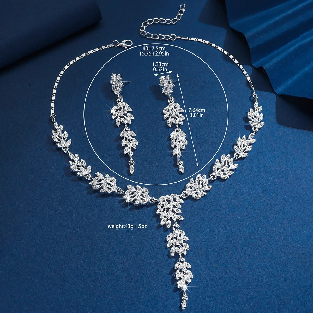 3-teiliges Damen-Schmuckset mit Blumendesign - Mein Shop